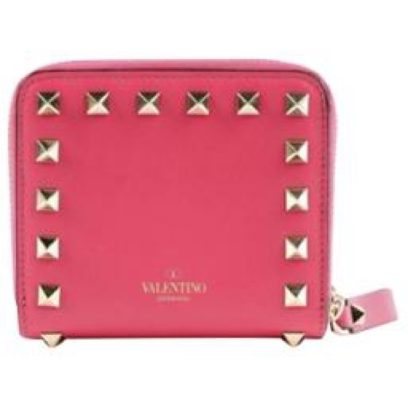 Valentino Garavani Handbags - Valentino Garavani Studded Compact Wallet EUC